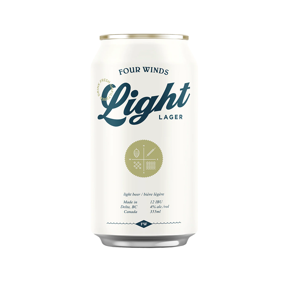 Fourwinds-Light Lager 4% 355ml CAN (24本ロット)