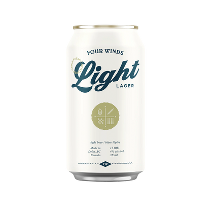 Fourwinds-Light Lager 4% 355ml CAN (24本ロット)
