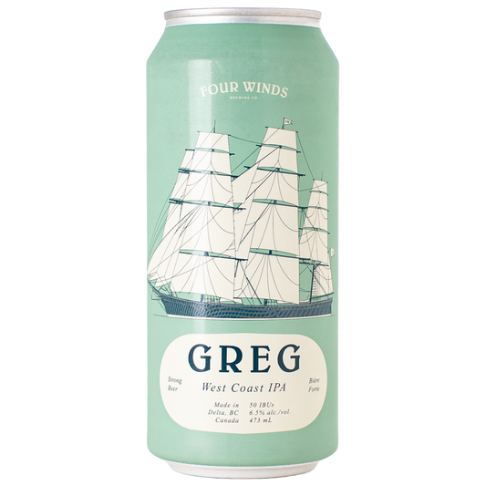 Fourwinds-Greg West Coast IPA 6.5% 473ml CAN (24本ロット)